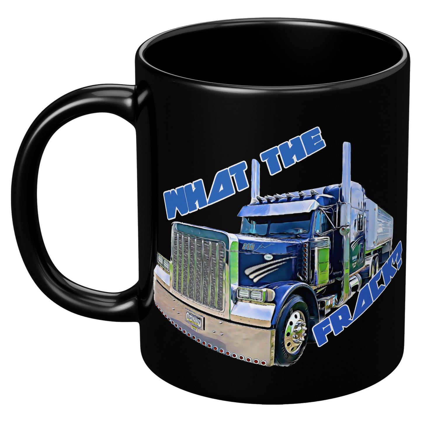 Charlie Trucker 11oz Black Coffee Mug