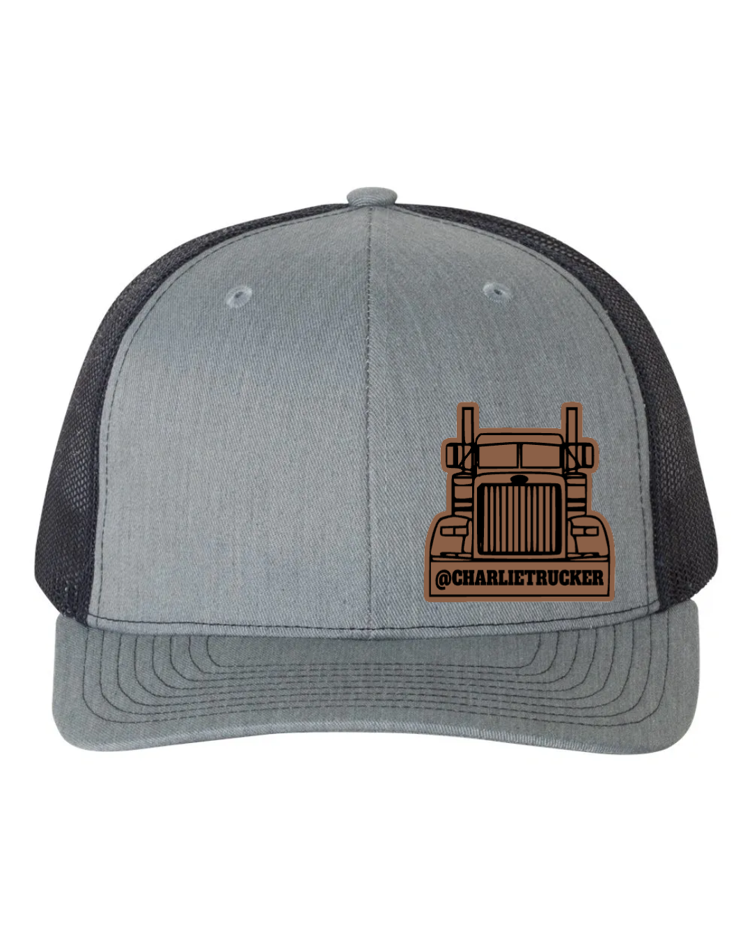 Charlie Trucker Leather Patch Richardson 112 Trucker Hat