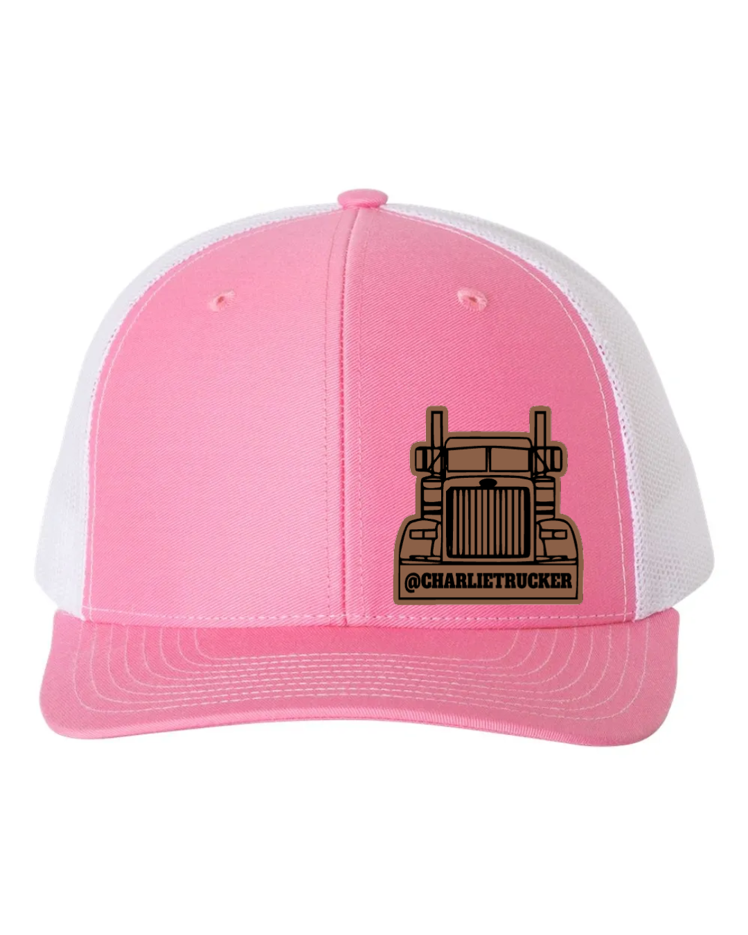 Charlie Trucker Leather Patch Richardson 112 Trucker Hat