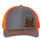 Charlie Trucker Leather Patch Richardson 112 Trucker Hat
